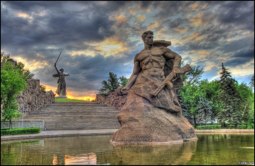 Известные памятники Мамаева Кургана в Волгограде