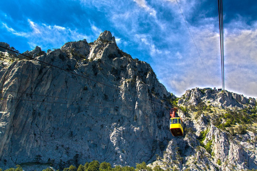 Гора ай Петри в Крыму канатка