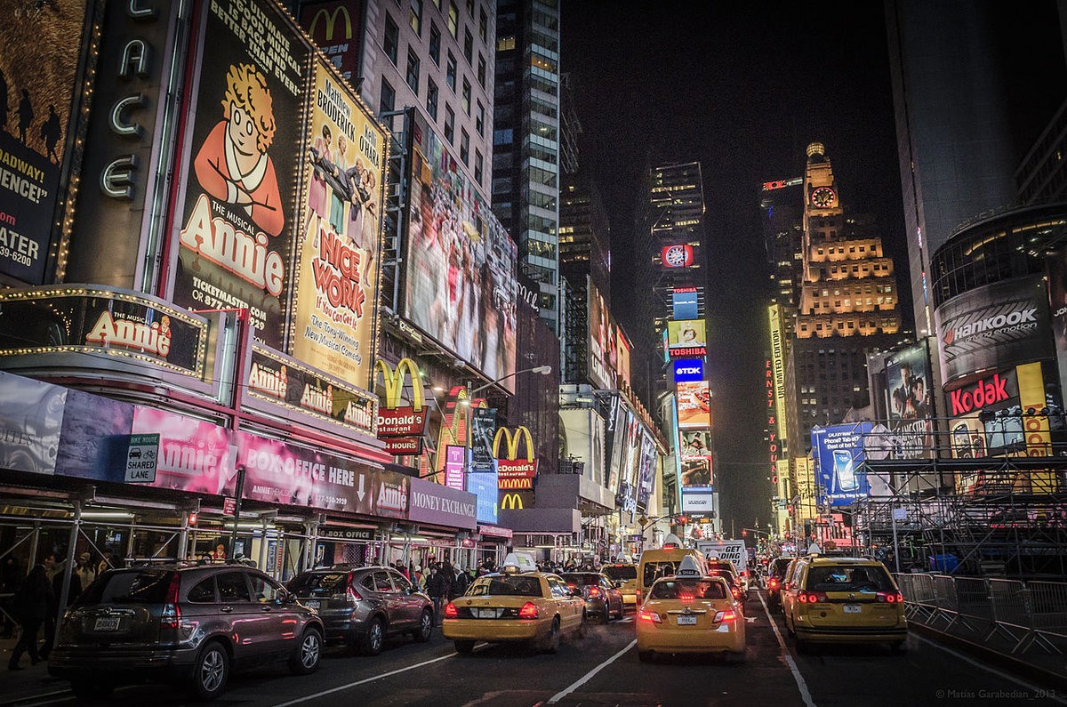 Бродвей в Нью-Йорке - описание и расположение