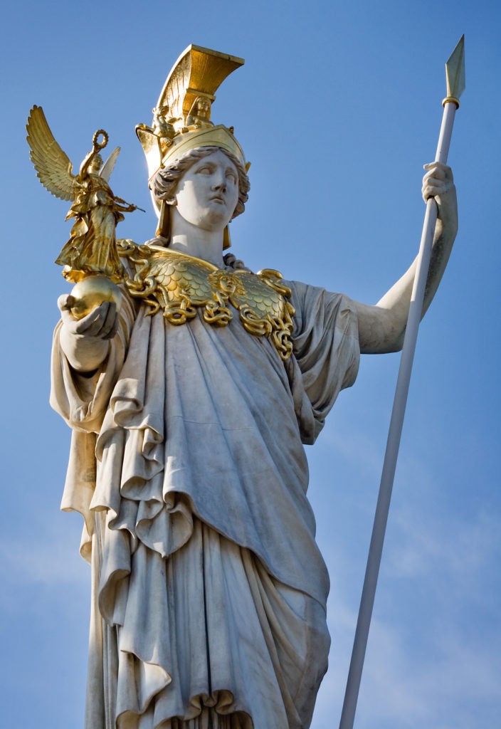 Афина богиня статуя