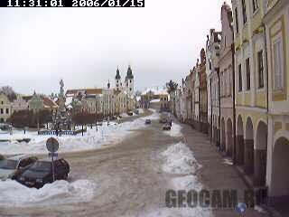 Веб-камера в чешском городе Телчь