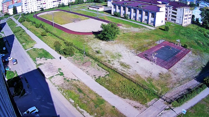 Веб-камера с видом на школу №1 в Бийске