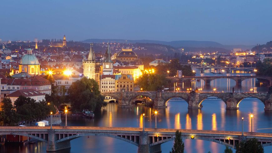 Панорамы вечерней Праги - экскурсии