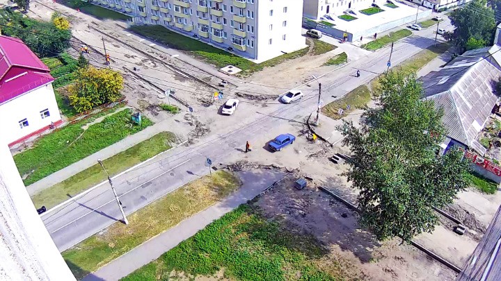 Веб-камера на перекрёстке Ленинградская/Пугачева в Бийске