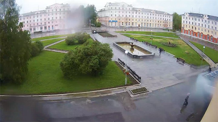 Веб-камера на площади Мира в Североуральске