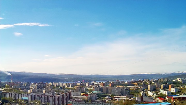 Веб-камера с видом на Мурманск