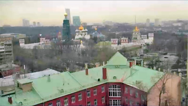 Онлайн вид на Новодевичий монастырь