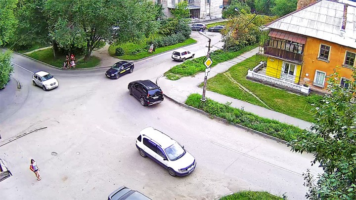 Веб-камера на перекрёстке Кошевого/Петрова, Бийск