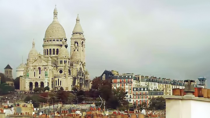 Веб-камера базилики Сакре-Кёр, Париж