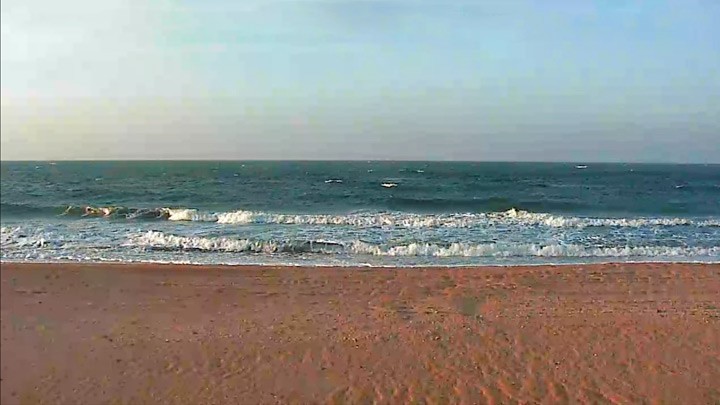 Веб-камера на пляже пансионата Заря