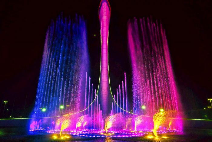 Поющие фонтаны (Олимпийский парк)